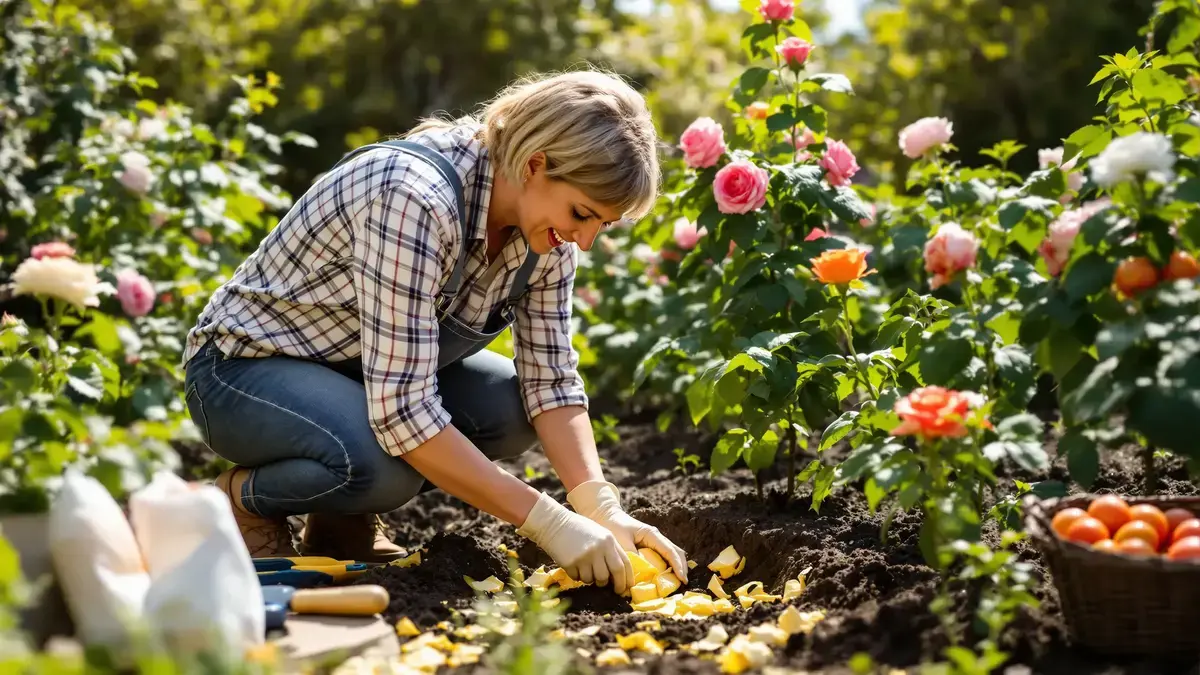 Deze fruitschillen die vaak worden weggegooid kunnen vanaf maart uw rozen en tomaten transformeren