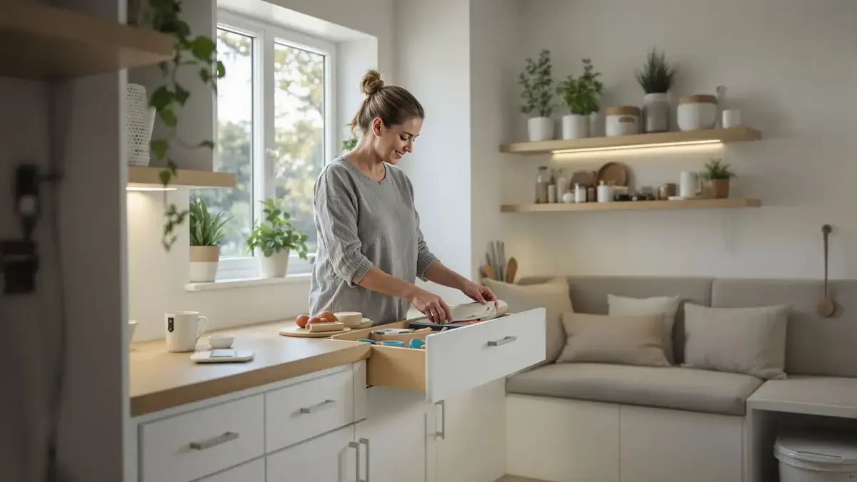 Interieurspecialisten zijn het erover eens een doeltreffende organisatie hangt niet af van dure tips maar van eenvoudige vaak over het hoofd geziene gewoontes