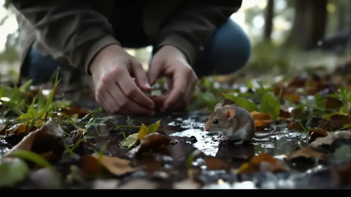 Losgelaten muizen in de natuur onthullen een ongelooflijk fenomeen dat niemand had verwacht