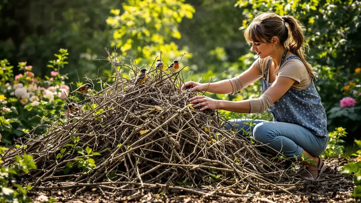 Deze slimme truc helpt vogels hun nesten te bouwen en fleurt je bloembedden op