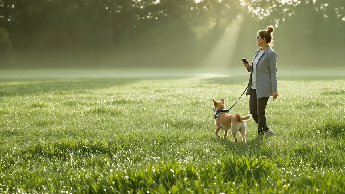 Deze technologie zou een handig alternatief kunnen bieden voor de lijn tijdens het uitlaten van uw hond